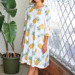 チュニック Aライン 5分袖【ch-004】