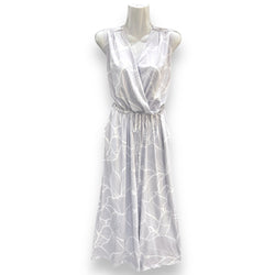 Luluoli パンツドレス 　グレー×ホワイト