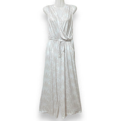 Luluoli パンツドレス 　シェル　ホワイト×ベージュ