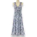 Luluoli カシュクールワンピース　ブルー×濃いブルー