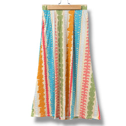 Luluoli スカート　ベージュ　ハワイアンレイ