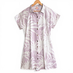ロングシャツ　ラウハラ　パープル