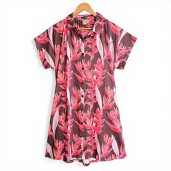 ロングシャツ　バードオブパラダイス