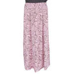 Luluoli スカート　フラワー　ピンク×グレー