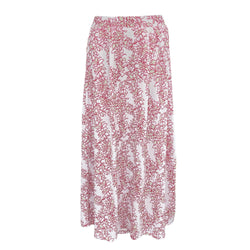 Luluoli スカート　レイ　ホワイト×ピンク