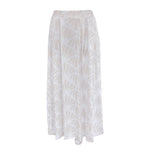 Luluoli スカート　シェル　ベージュ×ホワイト