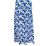 Luluoli スカート　シェル　濃ブルー×薄ブルー