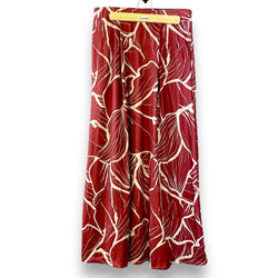 Luluoli スカート　レッド×ベージュ