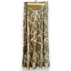 Luluoli スカート　オリーブ×ベージュ