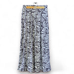 Luluoli スカート　フラワー　ブルー×濃いブルー