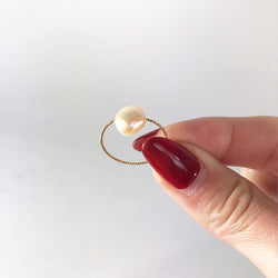 ピンクパールリング