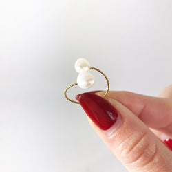 パールリング 2粒